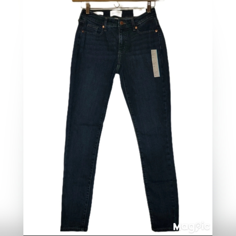 Universal Thread Jeans Women's Sz 2 Mid Rise Curvy Skinny Denim Blue
